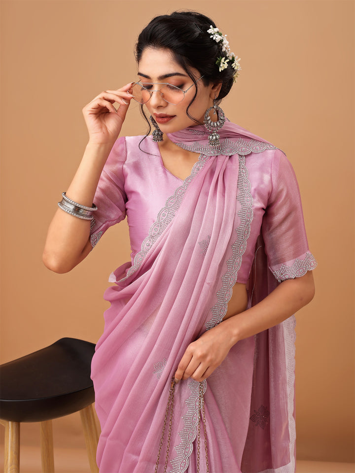 Lavender Allure: Modern Saree for Every Occasion