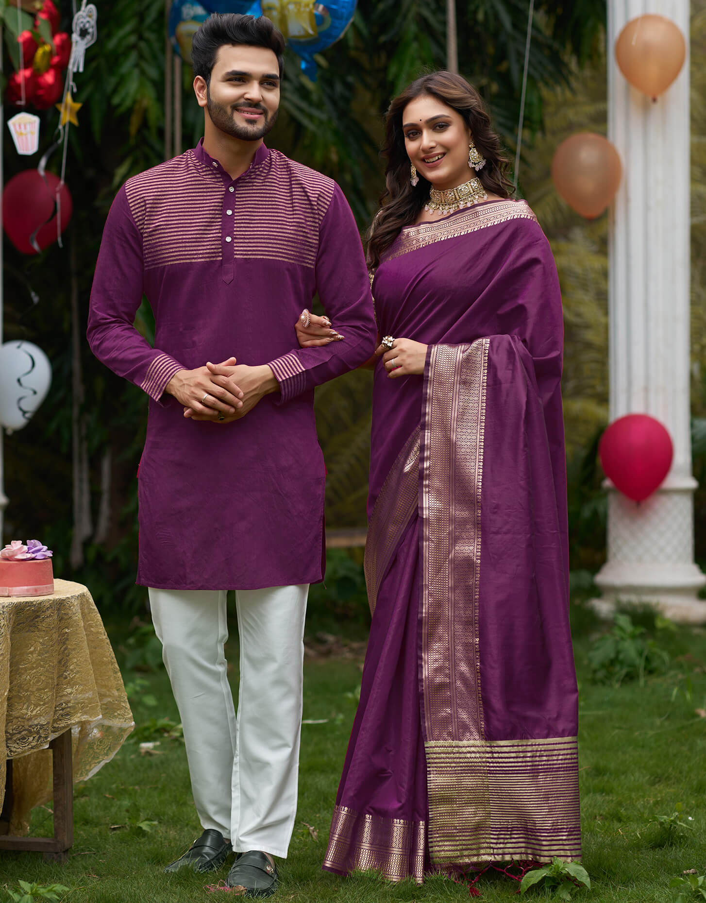 Best colour combination for couples on Diwali - Times of India