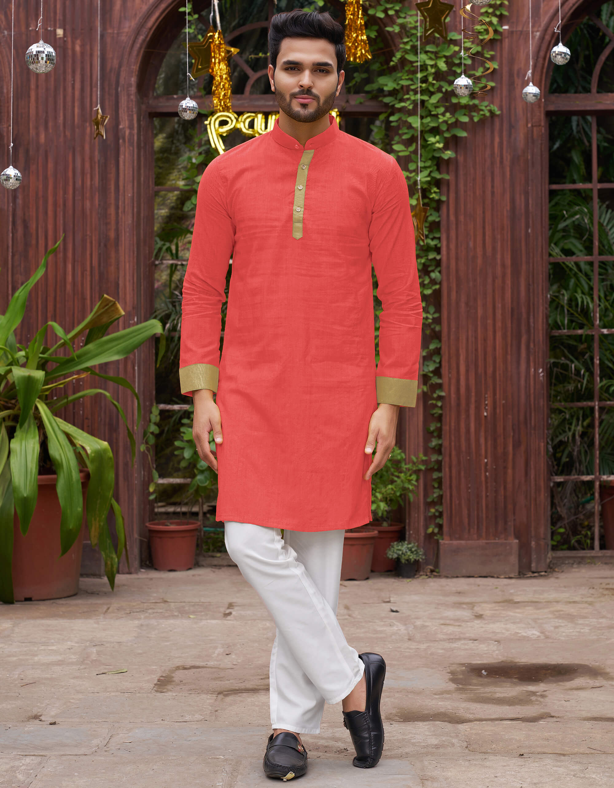 Kurta pajama 2024 gajri colour