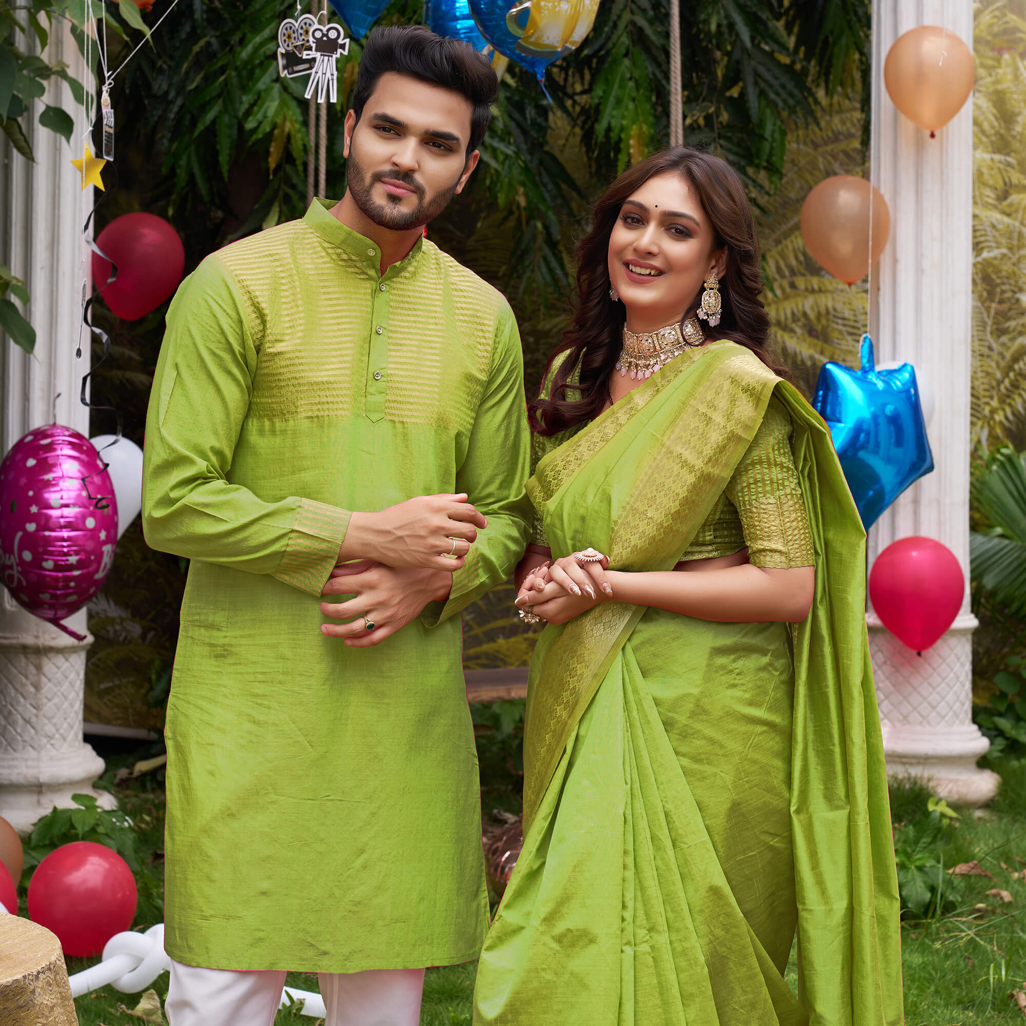 Couple clearance mehndi dress